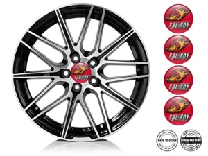 Domed Badges Perfect Car Rim Decal